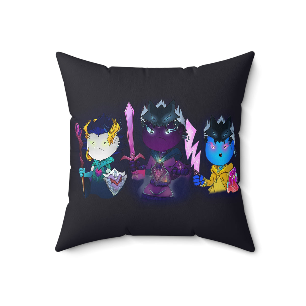 Bedtime Creations Throw Pillow — 3 Mystics