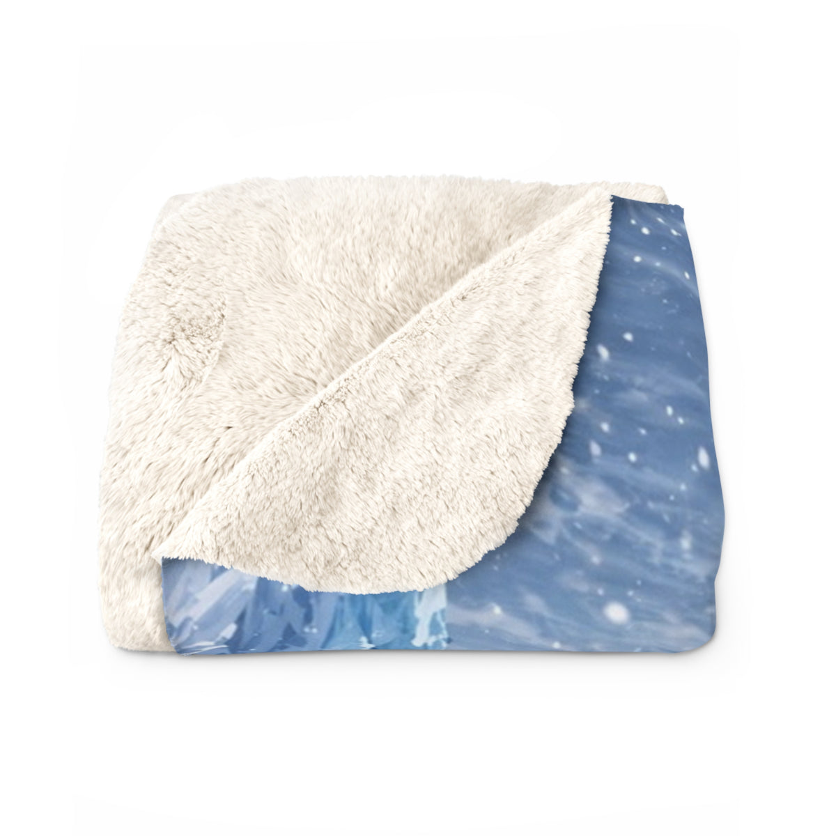 Bedtime Creations Sherpa Fleece Blanket — Frostmen vs. Polar Bear