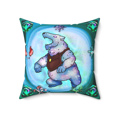 Bedtime Creations Throw Pillow — Crystal Polar Bear