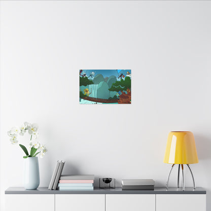 Bedtime Creations Canvas Wall Art — Woodlanders Valley