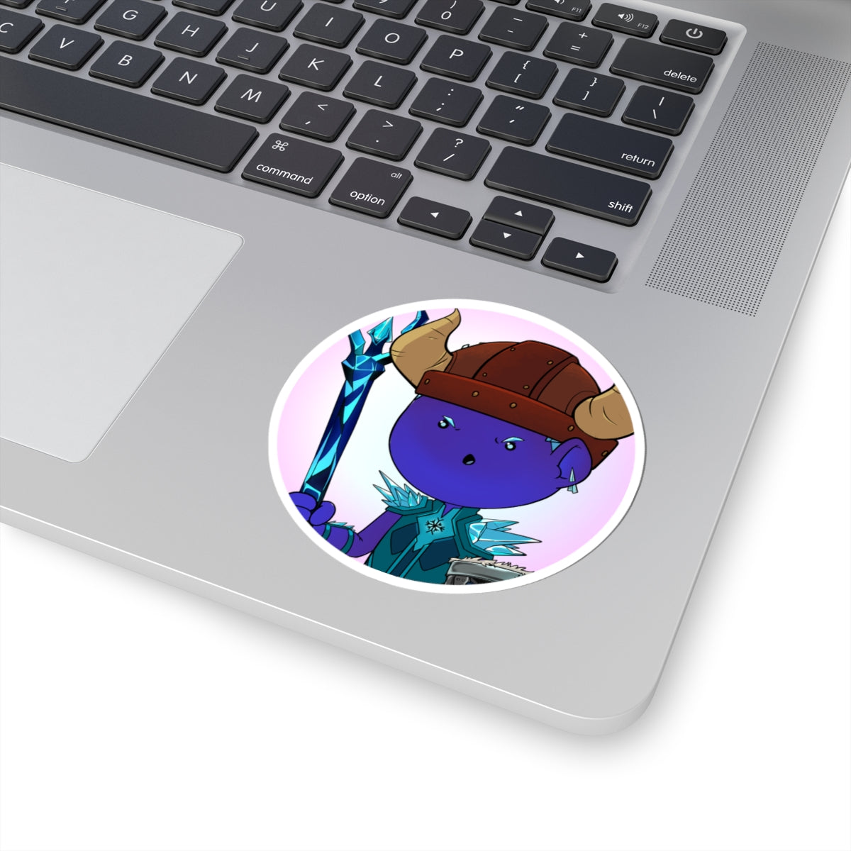 Bedtime Creations x Ultra Kingdoms Sticker — Frostman Trident Warrior