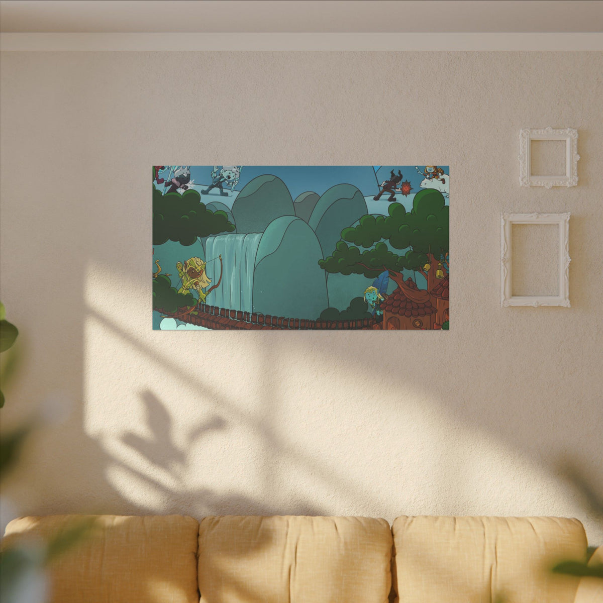 Bedtime Creations Canvas Wall Art — Woodlanders Valley