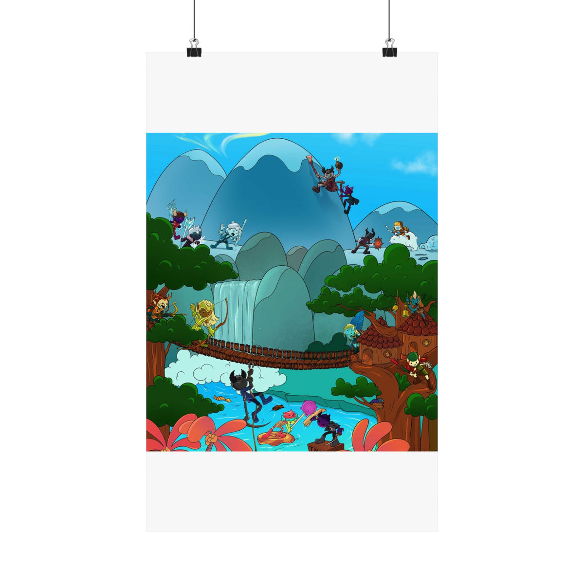 Bedtime Creations Poster — Woodlanders Valley