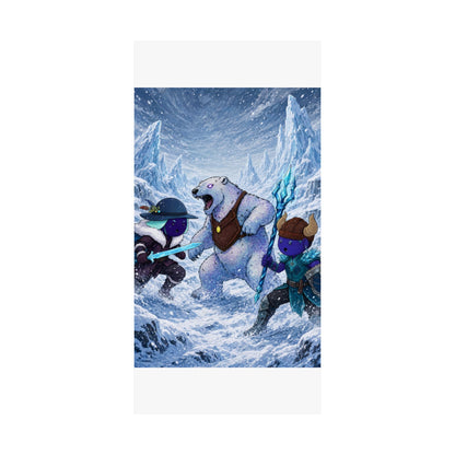 Bedtime Creations Poster — Frostmen vs. Polar Bear