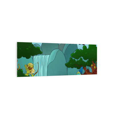 Bedtime Creations Canvas Wall Art — Woodlanders Valley
