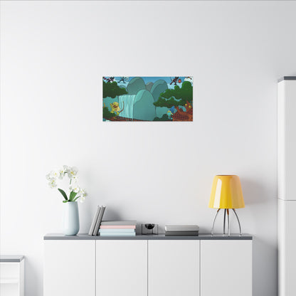 Bedtime Creations Canvas Wall Art — Woodlanders Valley