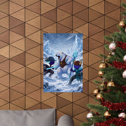 Bedtime Creations Poster — Frostmen vs. Polar Bear