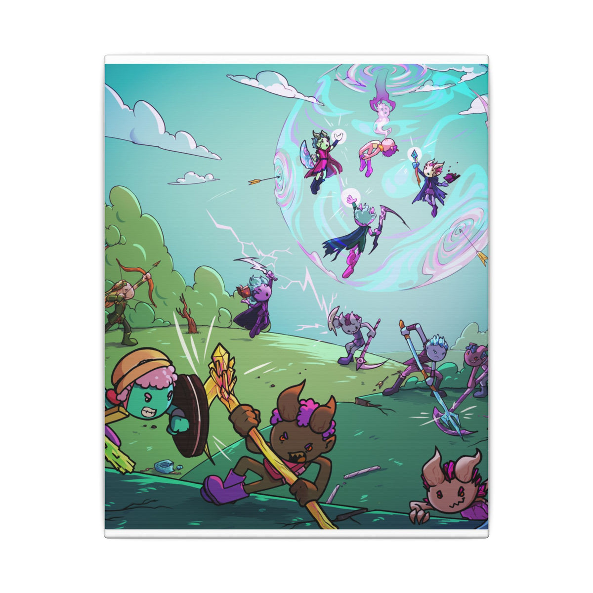 Bedtime Creations Canvas Wall Art — Battle of the Dream Realm