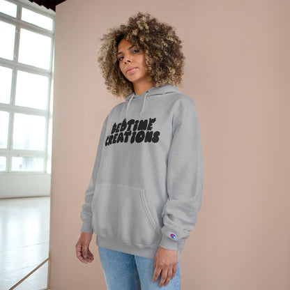 Bedtime Creations Black Logo Hoodie — Champion Hoodie