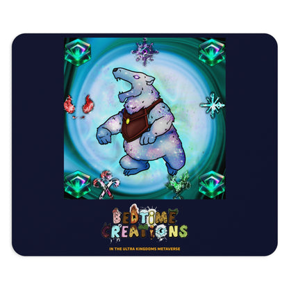 Bedtime Creations x Ultra Kingdoms Gaming Mouse Pad — Crystal Polar Bear