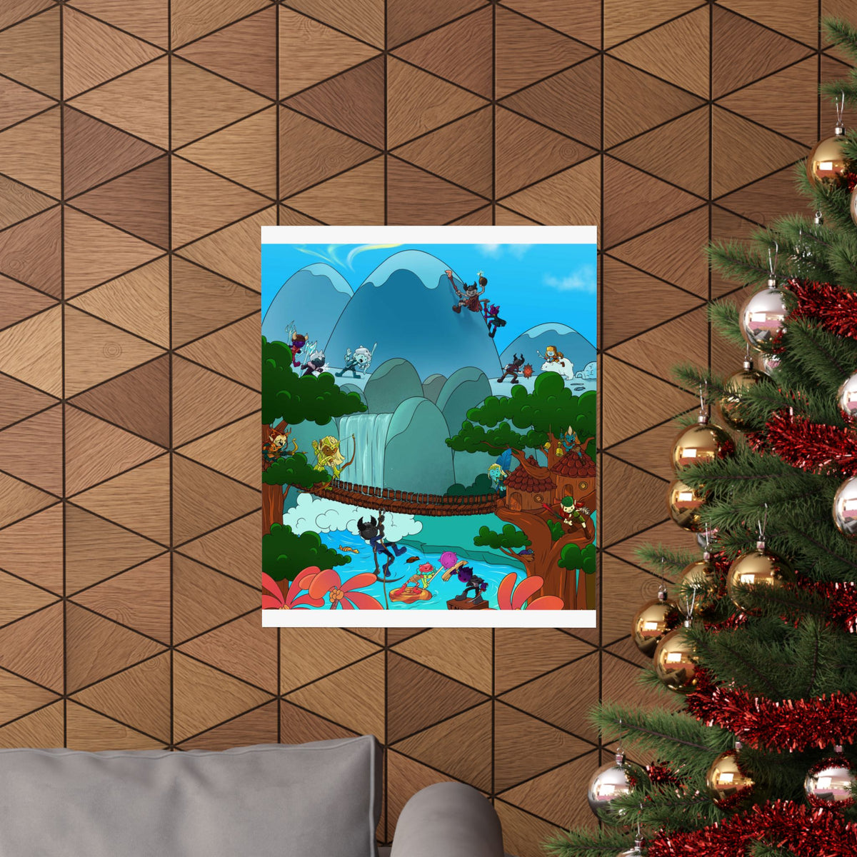 Bedtime Creations Poster — Woodlanders Valley