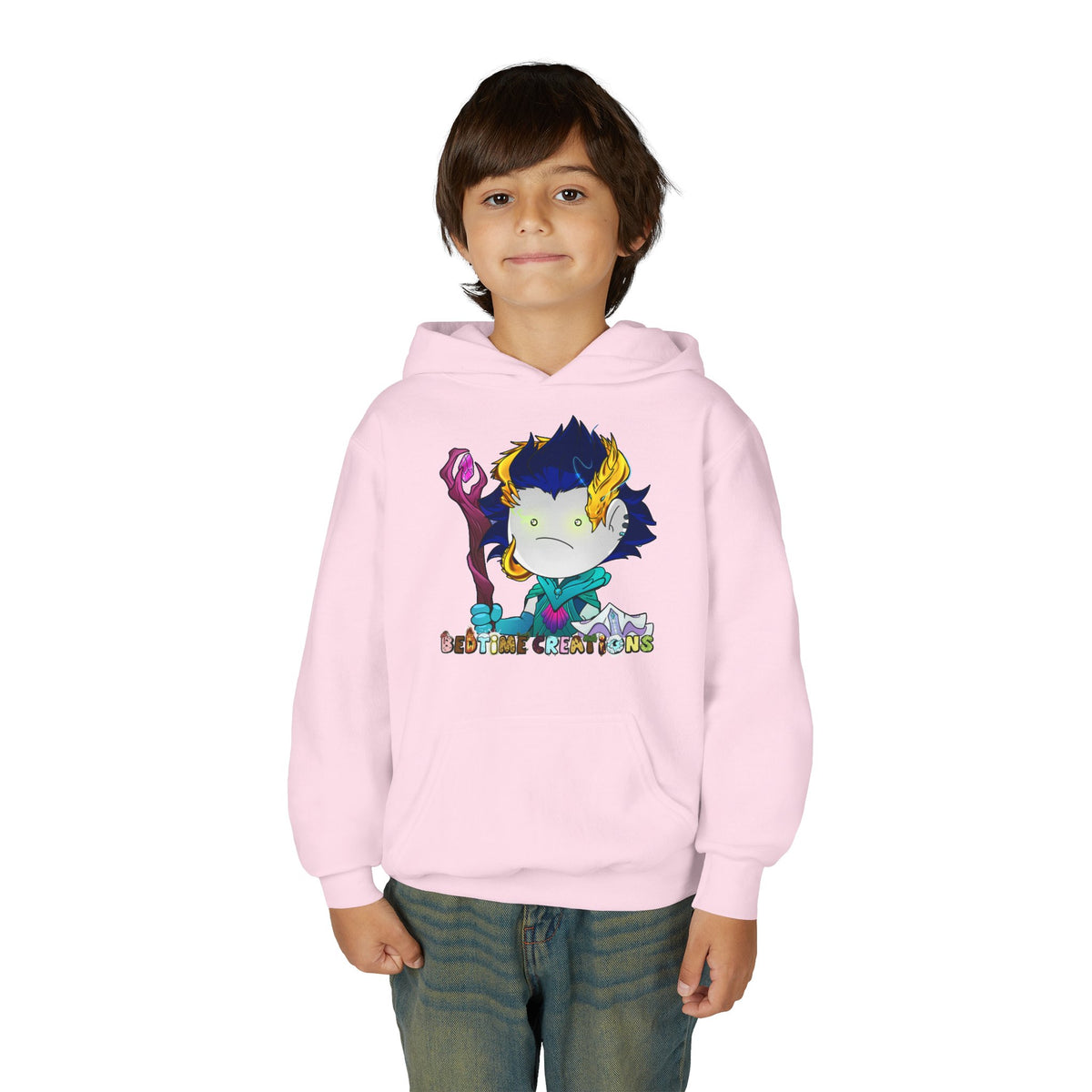 Bedtime Creations Youth Hoodie — Mystic 3