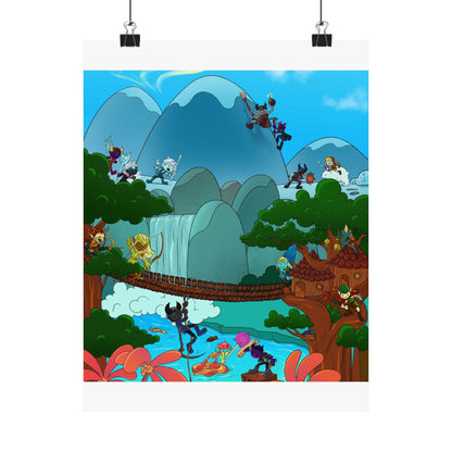 Bedtime Creations Poster — Woodlanders Valley