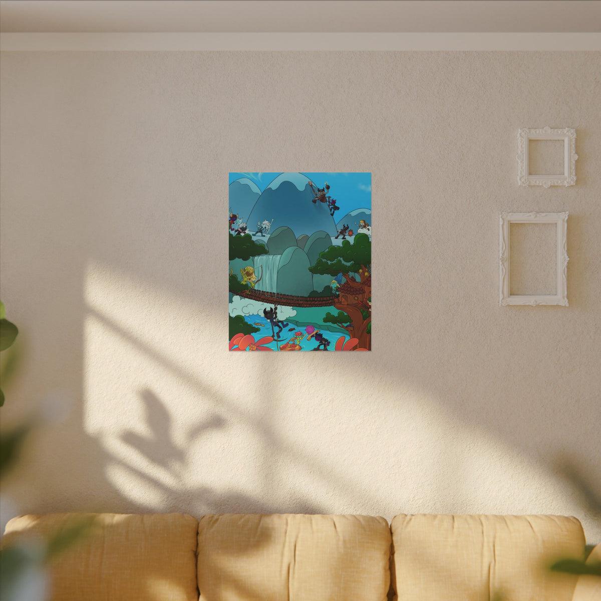 Bedtime Creations Canvas Wall Art — Woodlanders Valley