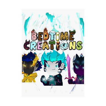 Bedtime Creations Poster — Chibi Fantasy Friends