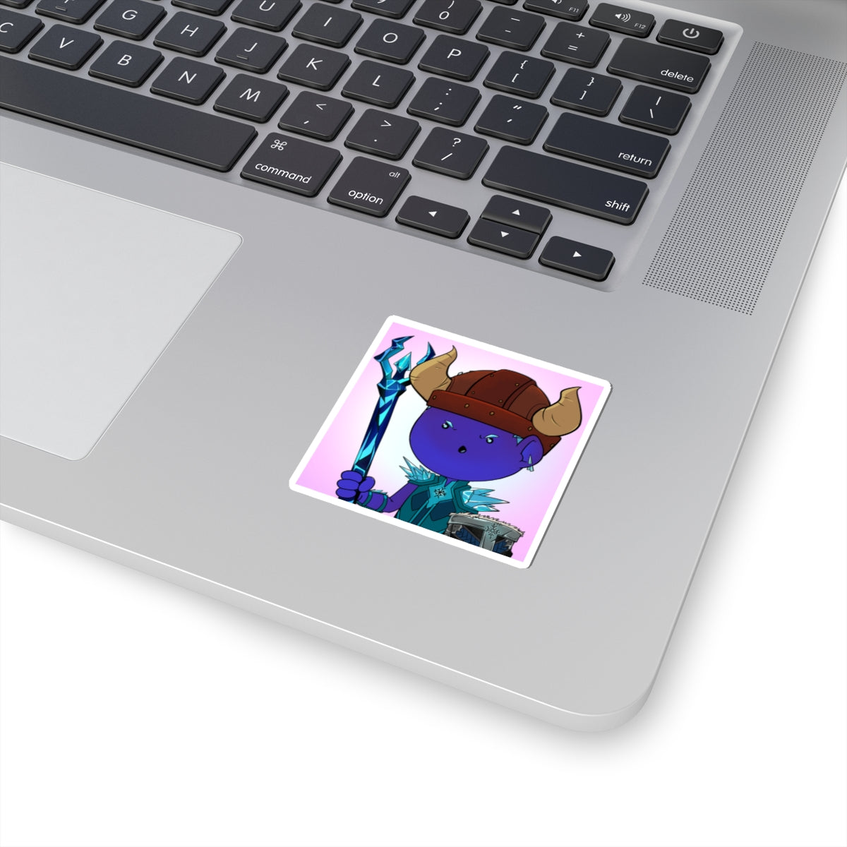 Bedtime Creations Kiss-Cut Sticker — Frostman Trident Warrior