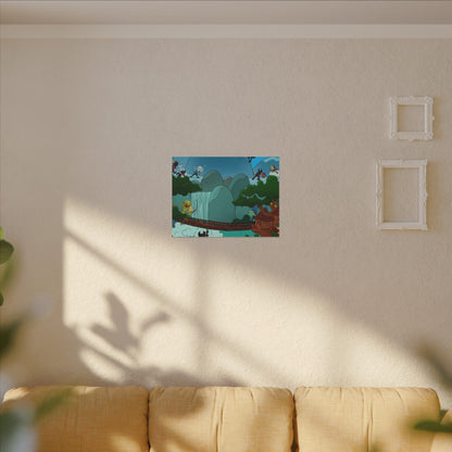 Bedtime Creations Canvas Wall Art — Woodlanders Valley