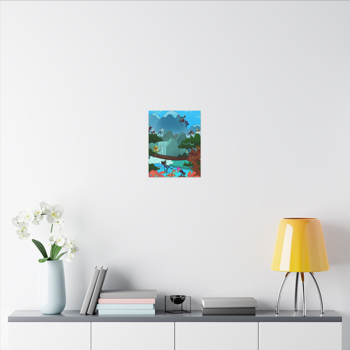 Bedtime Creations Canvas Wall Art — Woodlanders Valley
