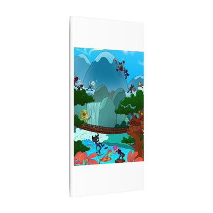 Bedtime Creations Canvas Wall Art — Woodlanders Valley