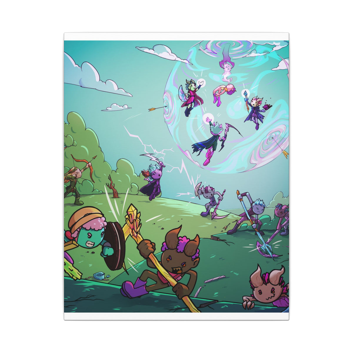 Bedtime Creations Canvas Wall Art — Battle of the Dream Realm