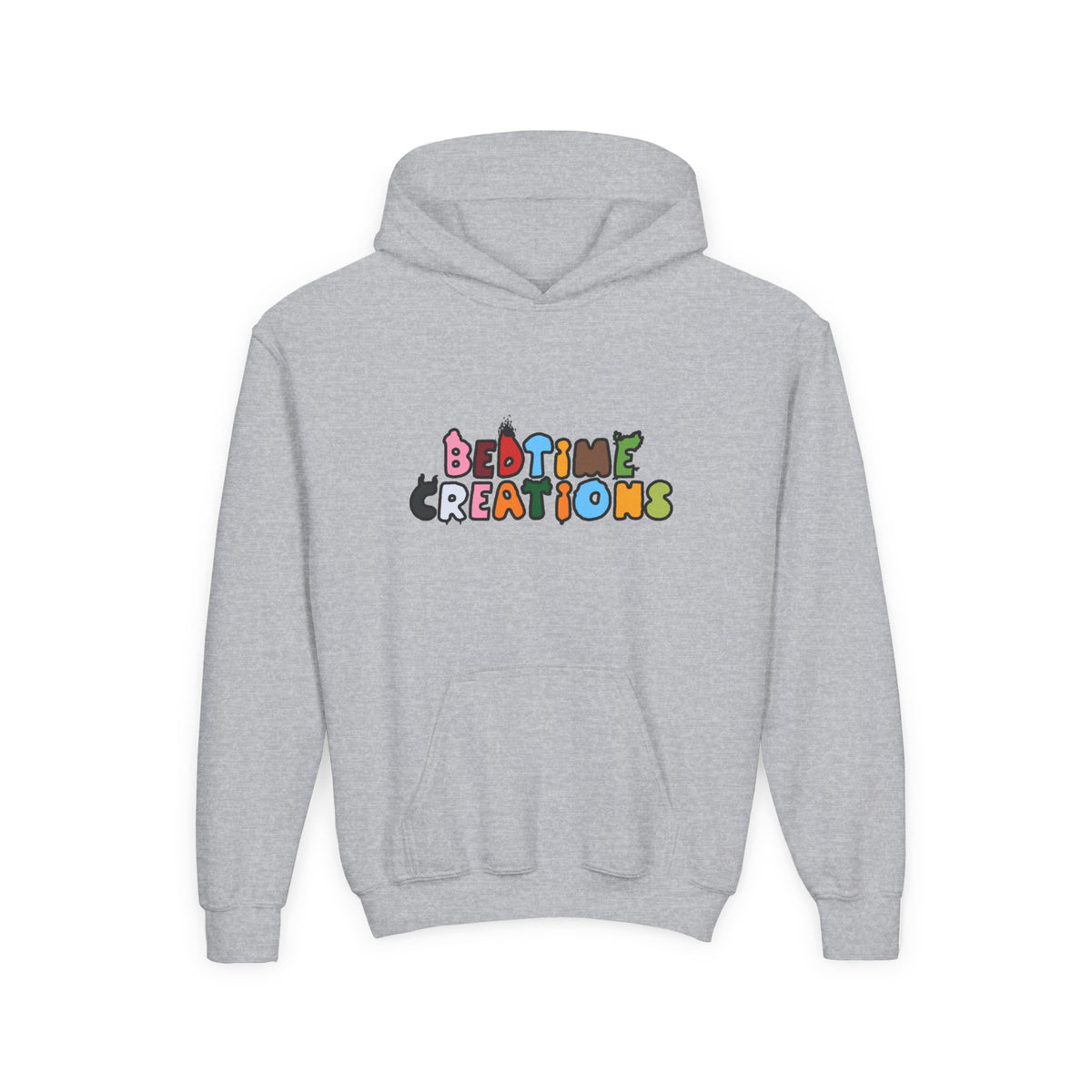 Bedtime Creations Youth Hoodie — Color Logo
