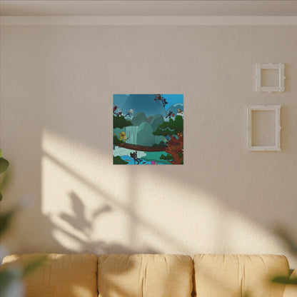 Bedtime Creations Canvas Wall Art — Woodlanders Valley