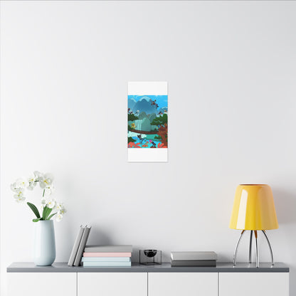 Bedtime Creations Canvas Wall Art — Woodlanders Valley
