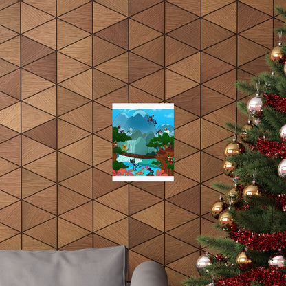 Bedtime Creations Poster — Woodlanders Valley