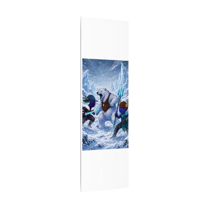 Bedtime Creations Canvas Wall Art — Frostmen vs. Polar Bear