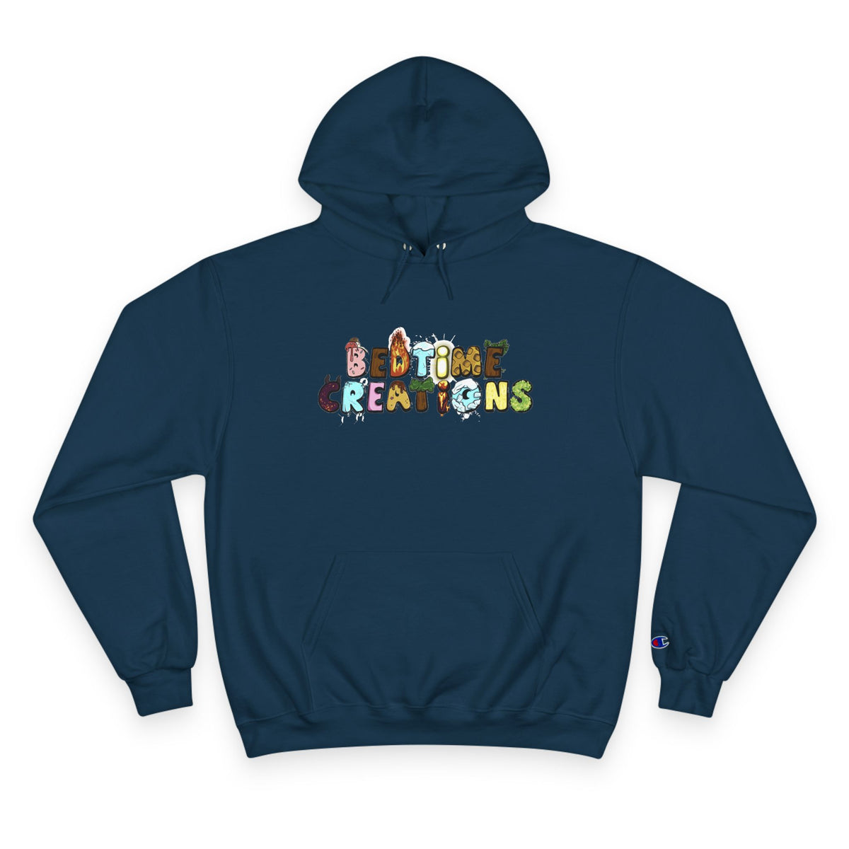 Bedtime Creations Back Art Hoodie #4 — Champion Hoodie