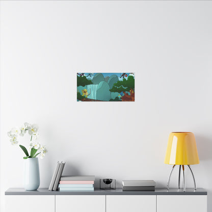 Bedtime Creations Canvas Wall Art — Woodlanders Valley