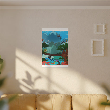 Bedtime Creations Canvas Wall Art — Woodlanders Valley