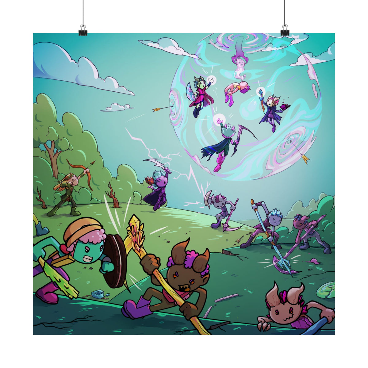 Bedtime Creations Kids Room Poster — Battle of the Dream Realm