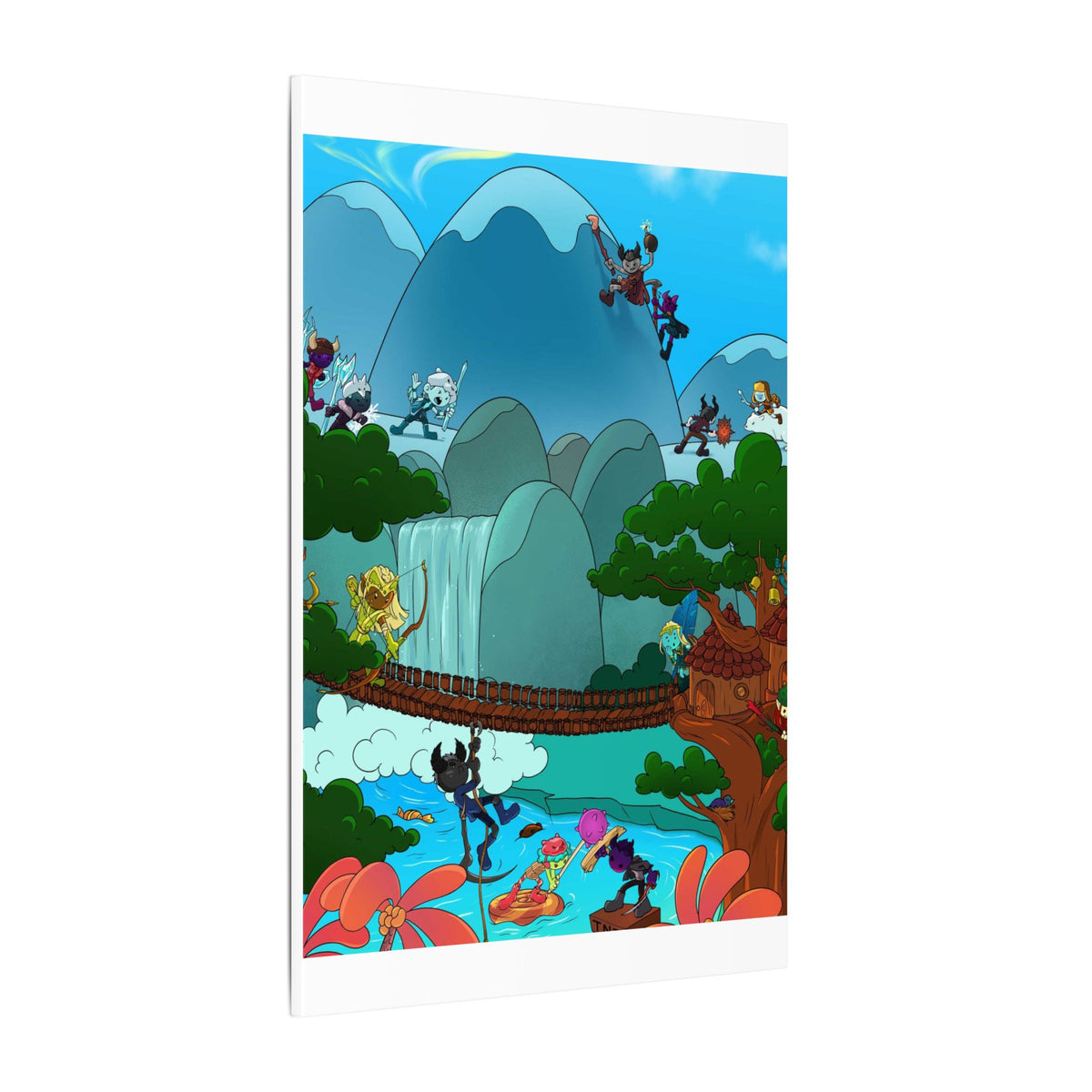 Bedtime Creations Canvas Wall Art — Woodlanders Valley