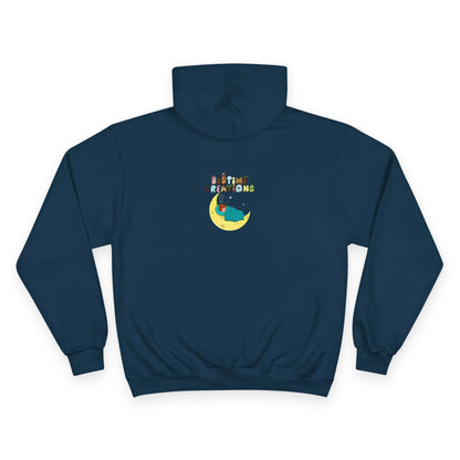 Bedtime Creations Back Art Hoodie #1 — Champion Hoodie
