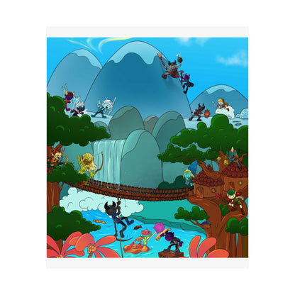 Bedtime Creations Poster — Woodlanders Valley