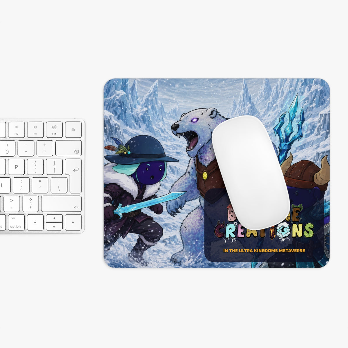 Bedtime Creations x Ultra Kingdoms Gaming Mouse Pad — Frostmen Battle