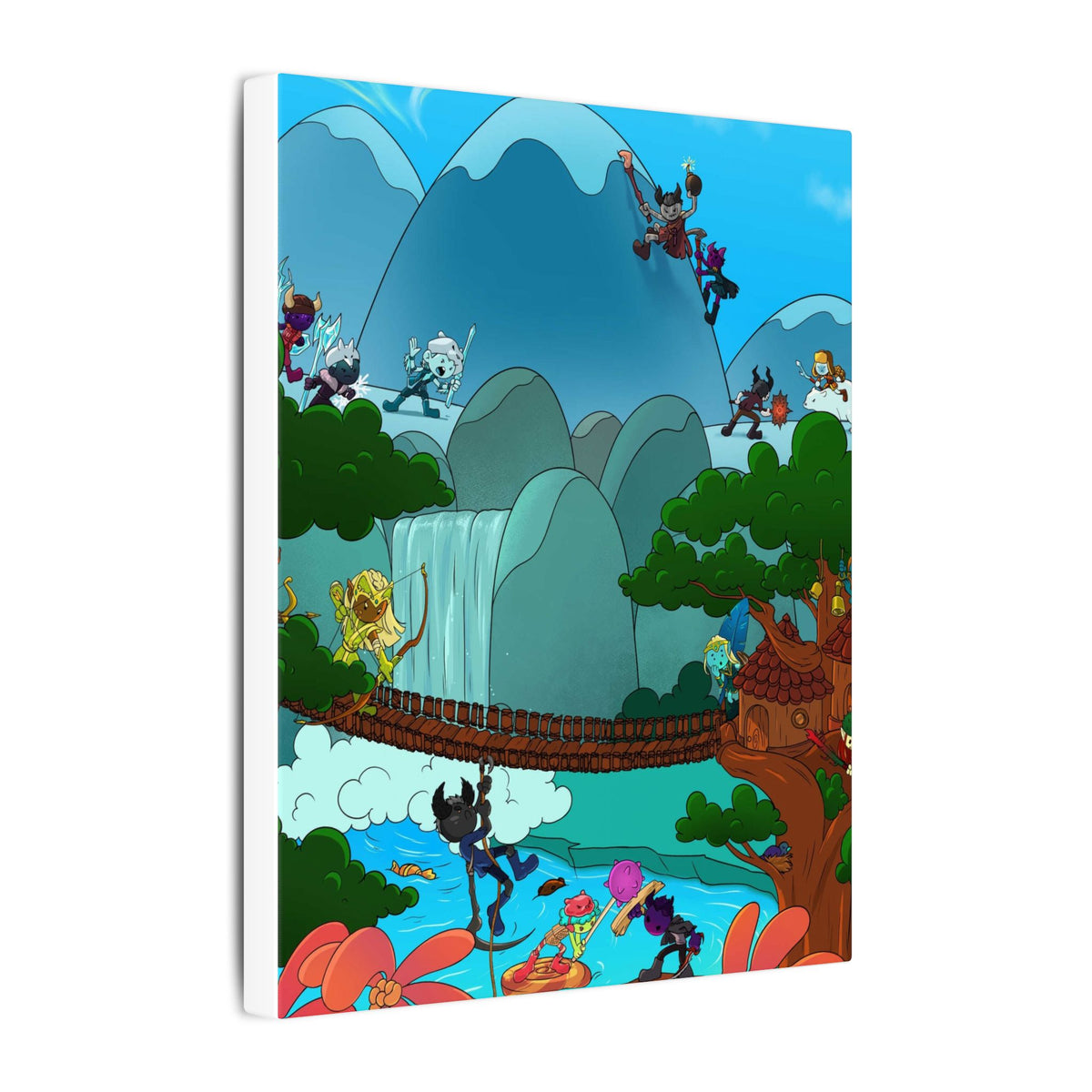 Bedtime Creations Canvas Wall Art — Woodlanders Valley