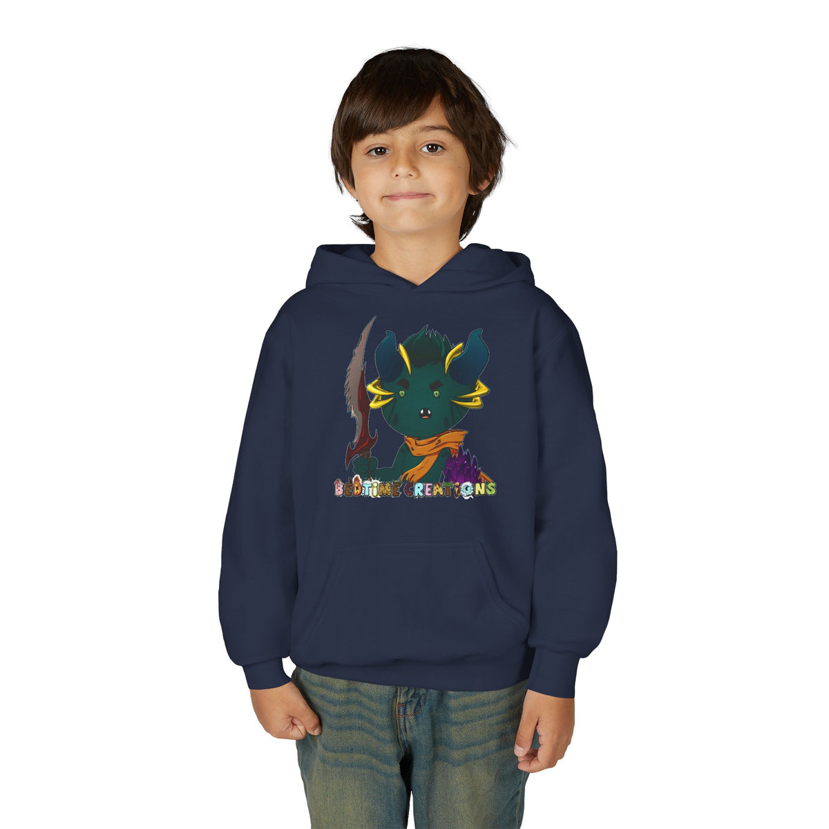 Bedtime Creations Youth Hoodie — Demon 1