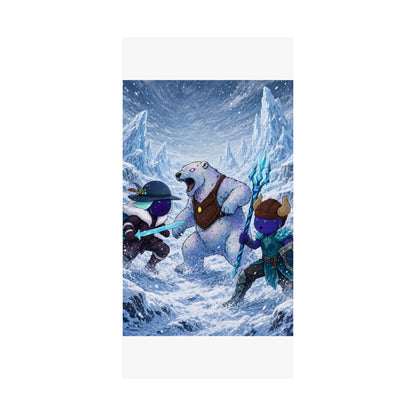 Bedtime Creations Poster — Frostmen vs. Polar Bear