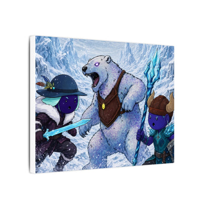 Bedtime Creations Canvas Wall Art — Frostmen vs. Polar Bear