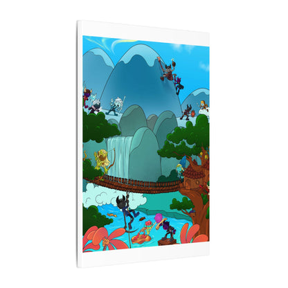 Bedtime Creations Canvas Wall Art — Woodlanders Valley