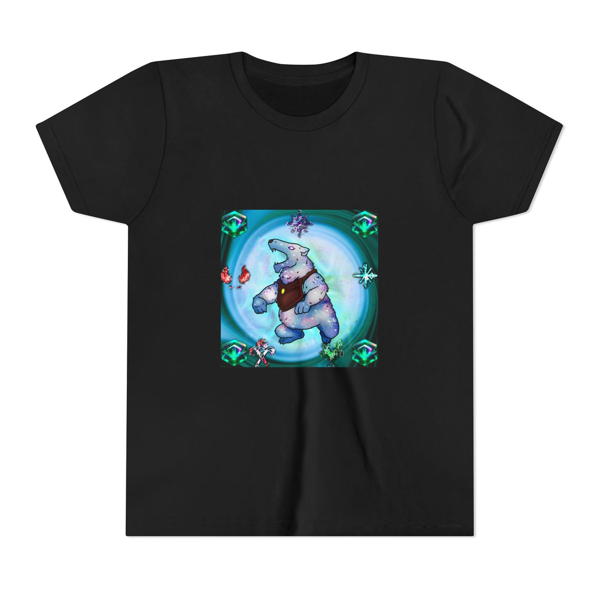 Bedtime Creations Youth Tee — Crystal Polar Bear