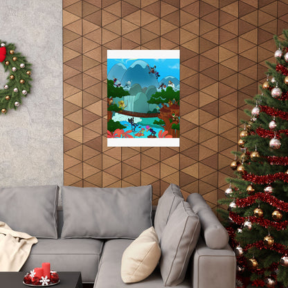 Bedtime Creations Poster — Woodlanders Valley