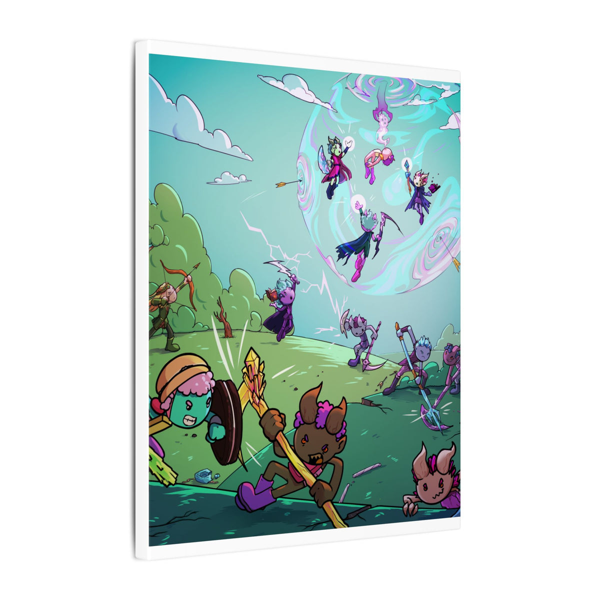 Bedtime Creations Canvas Wall Art — Battle of the Dream Realm
