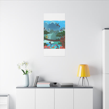 Bedtime Creations Canvas Wall Art — Woodlanders Valley