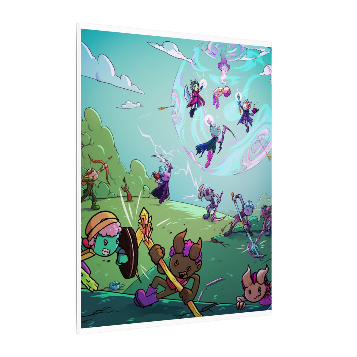 Bedtime Creations Canvas Wall Art — Battle of the Dream Realm