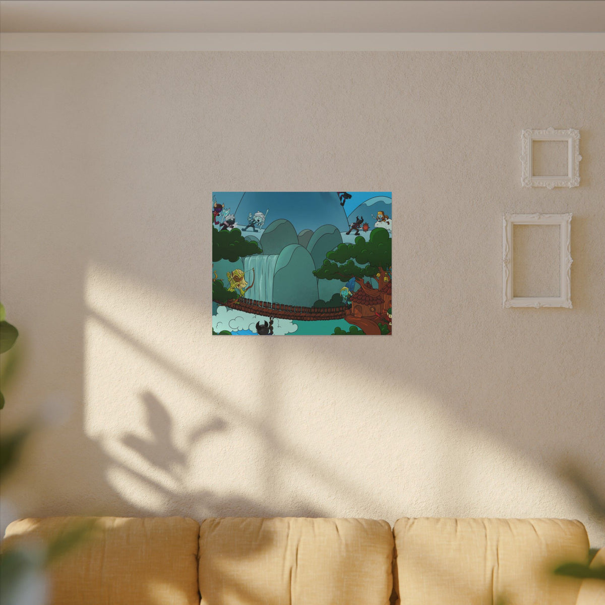 Bedtime Creations Canvas Wall Art — Woodlanders Valley