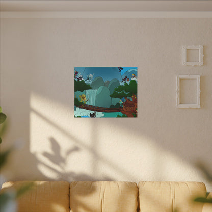 Bedtime Creations Canvas Wall Art — Woodlanders Valley