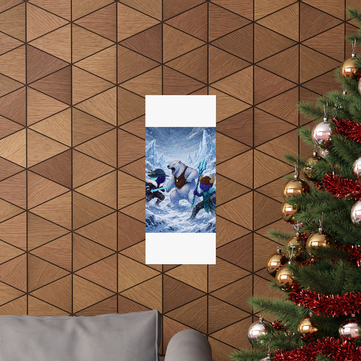 Bedtime Creations Poster — Frostmen vs. Polar Bear